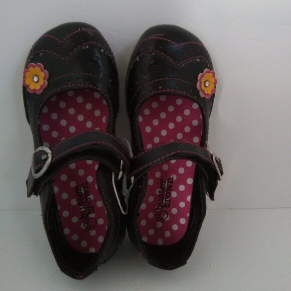 Buster Browns Girls Dress Shoe Color Black/Pink Youth Size 9 NWOT - Picture 6 of 13